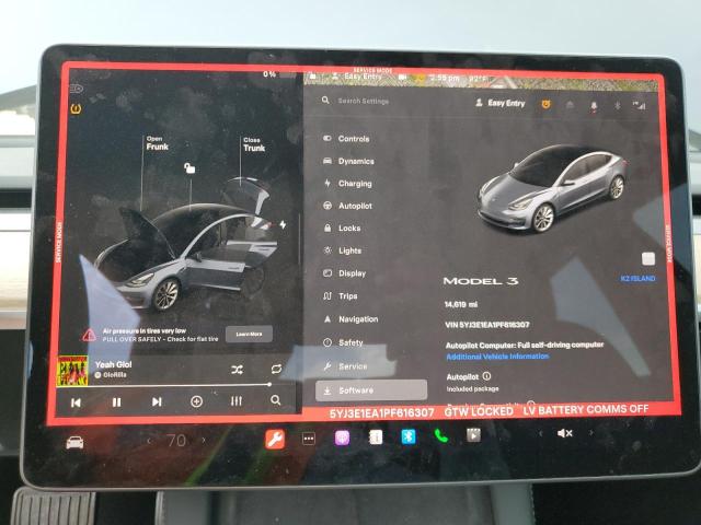 Photo 9 from auction – 2023 TESLA MODEL 3 with VIN 5YJ3E1EA1PF616307