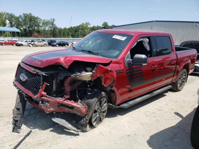 Photo 1 from auction – 2018 FORD F150 SUPER with VIN 1FTEW1E51JFC59481