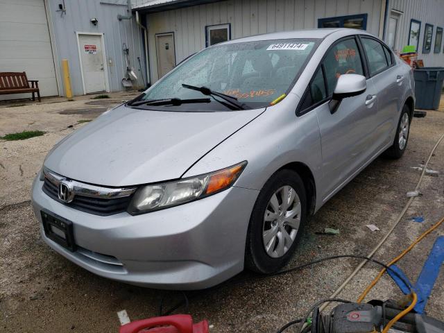 HONDA CIVIC LX 2012 z numerem VIN 2HGFB2F56CH558455 - Zdjęcie z aukcji