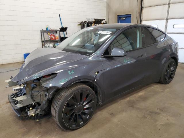TESLA MODEL Y 2022 with VIN 7SAYGDEF3NF539906 - Photo from auction