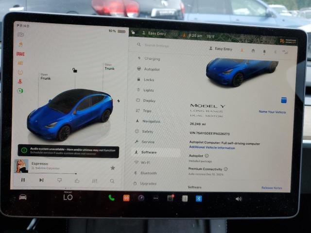 Photo 9 from auction – 2023 TESLA MODEL Y with VIN 7SAYGDEE1PA026273