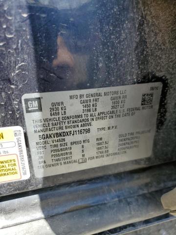 Photo 14 from auction – 2015 BUICK ENCLAVE with VIN 5GAKVBKDXFJ116798