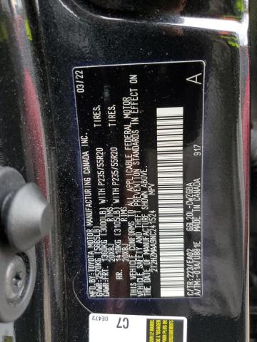 Photo 14 from auction – 2022 LEXUS RX 350 with VIN 2T2HZMAA9NC241524