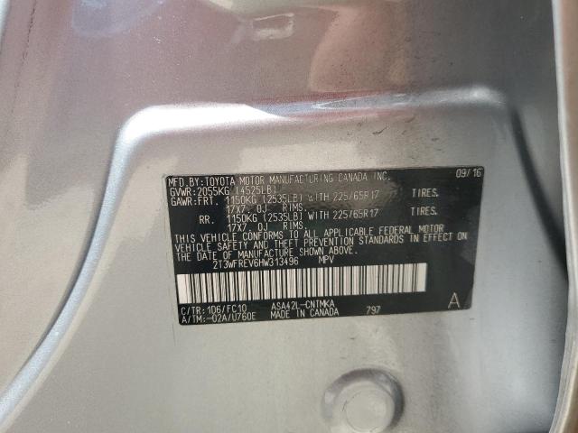 Photo 14 from auction – 2017 TOYOTA RAV4 XLE with VIN 2T3WFREV6HW313496