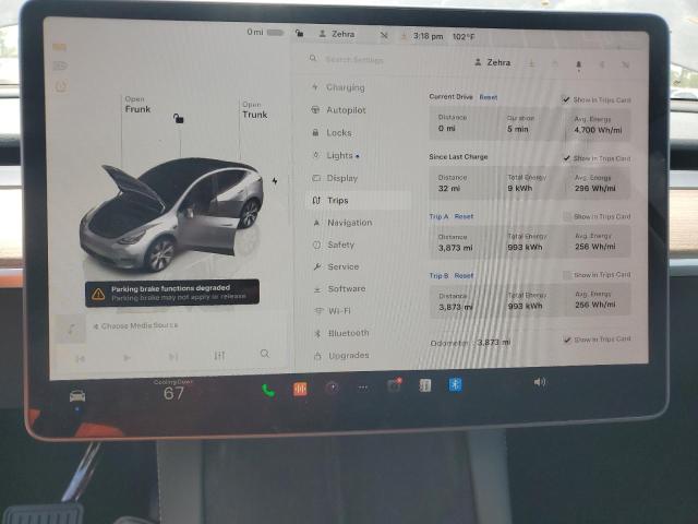 Photo 9 from auction – 2023 TESLA MODEL Y with VIN 7SAYGDED2PF943071