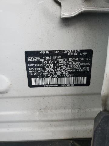 Photo 14 from auction – 2019 SUBARU FORESTER T with VIN JF2SKAWC7KH520020