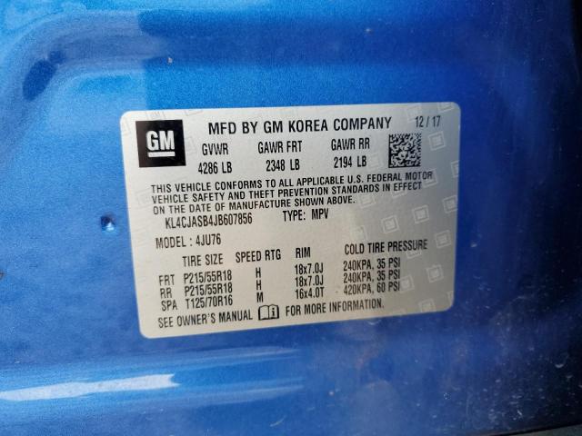 Photo 14 from auction – 2018 BUICK ENCORE PRE with VIN KL4CJASB4JB607856