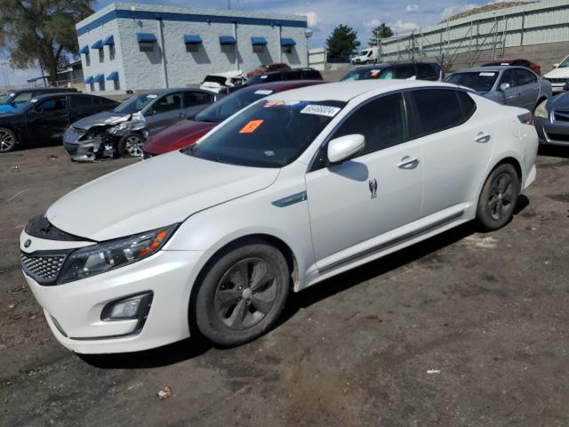 KIA OPTIMA HYB 2015 with VIN KNAGM4AD8F5086940 - Photo from auction