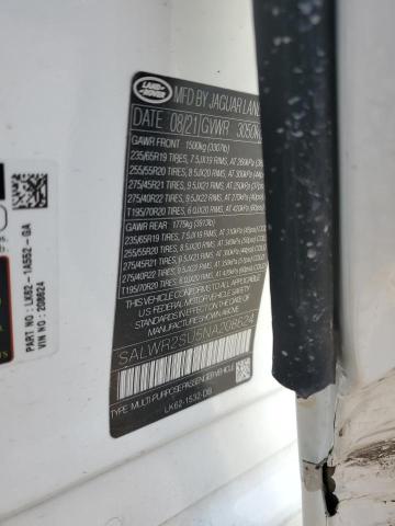 Photo 14 from auction – 2022 LAND ROVER RANGE ROVE with VIN SALWR2SU5NA208624