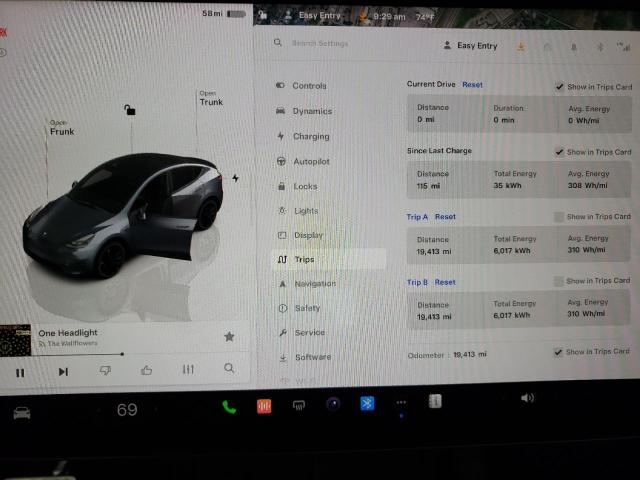 Foto 9 de la subasta – 2023 TESLA MODEL Y con VIN 7SAYGDEF0PF788537
