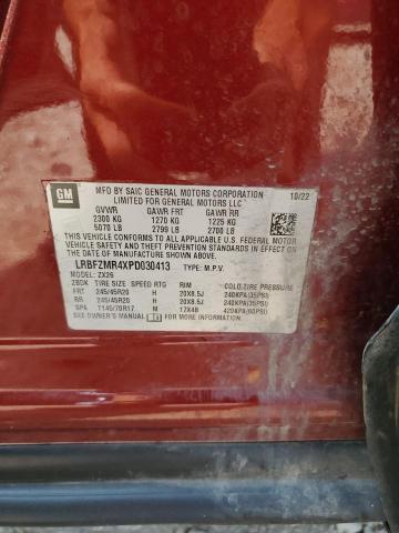 Photo 14 from auction – 2023 BUICK ENVISION P with VIN LRBFZMR4XPD030413