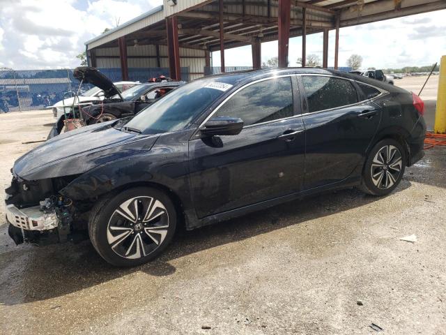 HONDA CIVIC EX 2018 with VIN JHMFC1F37JX025638 - Photo from auction