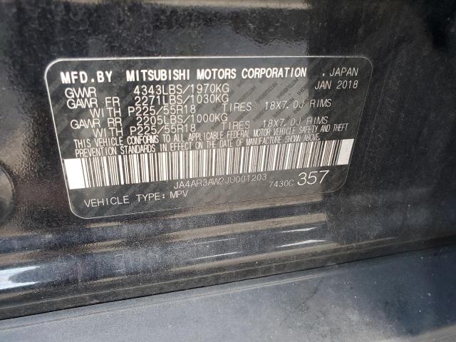 Photo 14 from auction – 2018 MITSUBISHI OUTLANDER with VIN JA4AR3AW2JU001203