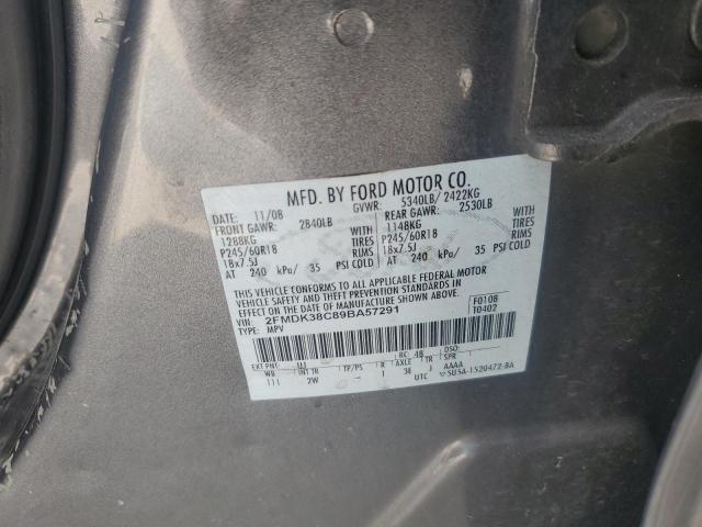 Photo 14 from auction – 2009 FORD EDGE SEL with VIN 2FMDK38C89BA57291