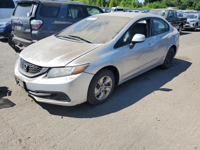 HONDA CIVIC LX 2013 with VIN 19XFB2F54DE279985 - Photo from auction