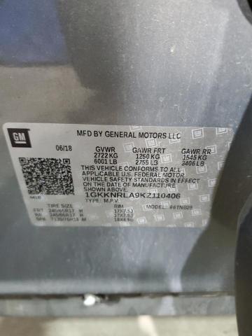 Photo 14 from auction – 2019 GMC ACADIA SLE with VIN 1GKKNRLA9KZ110406