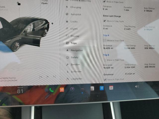 Photo 9 from auction – 2018 TESLA MODEL 3 with VIN 5YJ3E1EB8JF082304
