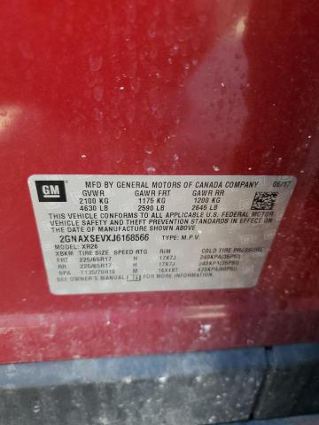 Photo 14 from auction – 2018 CHEVROLET EQUINOX LT with VIN 2GNAXSEVXJ6168566