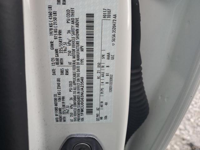 Photo 14 from auction – 2022 FORD ESCAPE SE with VIN 1FMCU0G63NUA23540