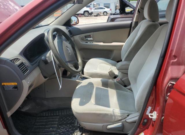 Photo 7 from auction – 2009 KIA SPECTRA EX with VIN KNAFE221695648274