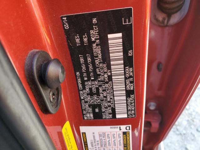 Photo 14 from auction – 2014 TOYOTA 4RUNNER SR with VIN JTEZU5JR1E5075026