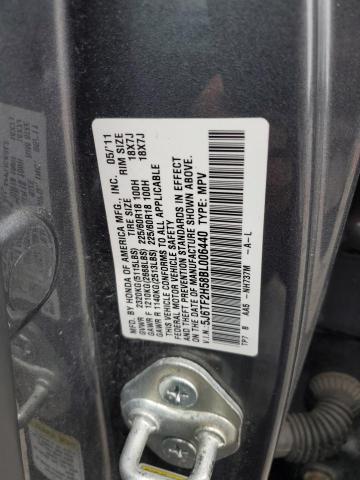 Photo 14 from auction – 2011 HONDA ACCORD CRO with VIN 5J6TF2H58BL006440
