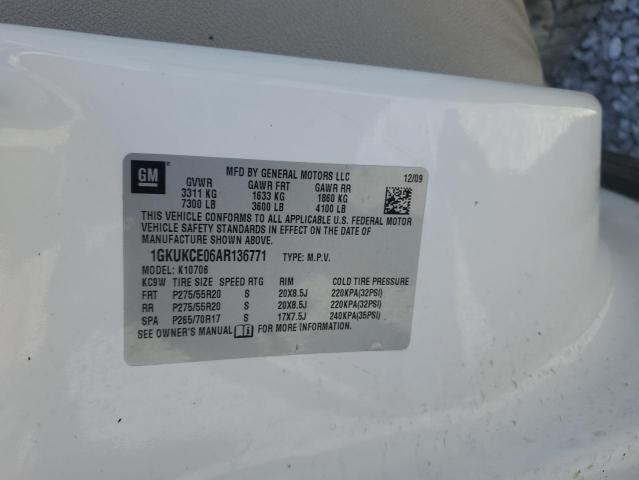Photo 14 from auction – 2010 GMC YUKON SLT with VIN 1GKUKCE06AR136771