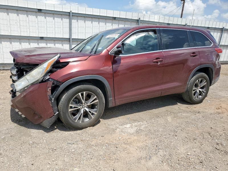 TOYOTA HIGHLANDER 2018 with VIN 5TDZARFH0JS035951 - Photo from auction