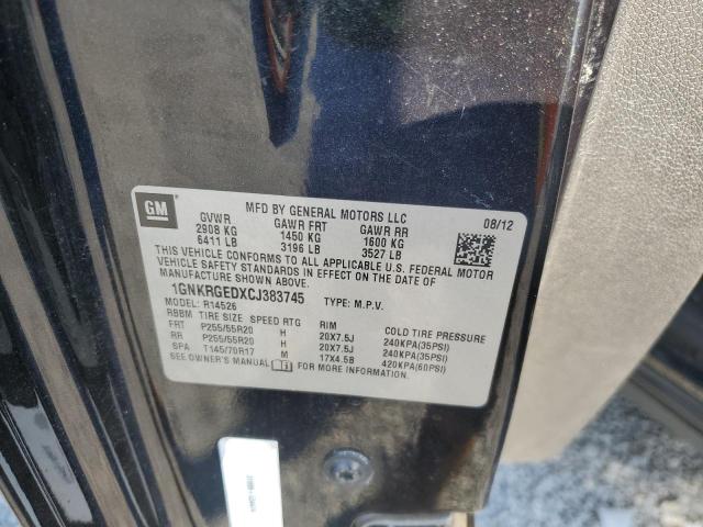 Photo 14 from auction – 2012 CHEVROLET TRAVERSE L with VIN 1GNKRGEDXCJ383745