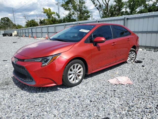 TOYOTA COROLLA LE 2021 with VIN 5YFVPMAE1MP176117 - Photo from auction