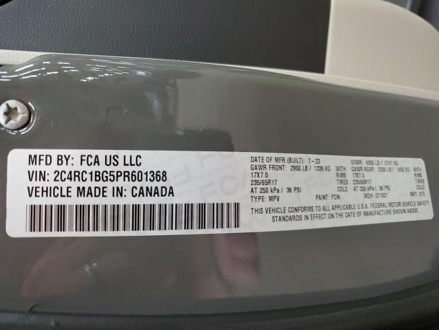 Photo 14 from auction – 2023 CHRYSLER PACIFICA with VIN 2C4RC1BG5PR601368