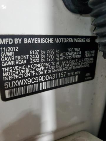 Photo 14 from auction – 2013 BMW X3 XDRIVE2 with VIN 5UXWX9C59D0A31157