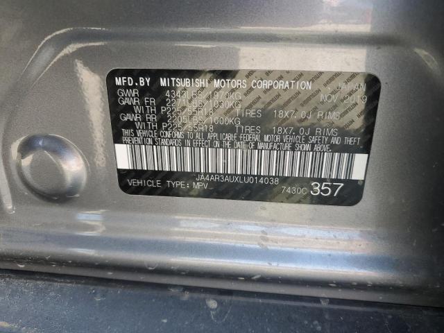 Photo 14 from auction – 2020 MITSUBISHI OUTLANDER with VIN JA4AR3AUXLU014038