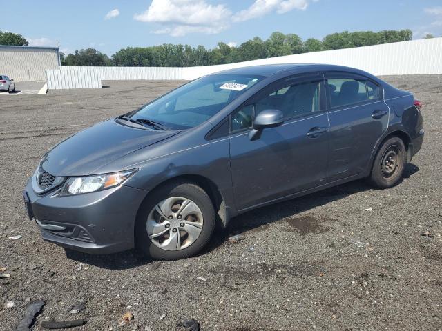 HONDA CIVIC LX 2013 with VIN 19XFB2F50DE221145 - Photo from auction