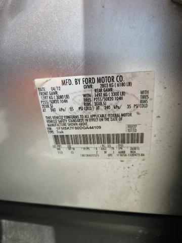 Photo 14 from auction – 2013 FORD EXPLORER L with VIN 1FM5K7F80DGA44109