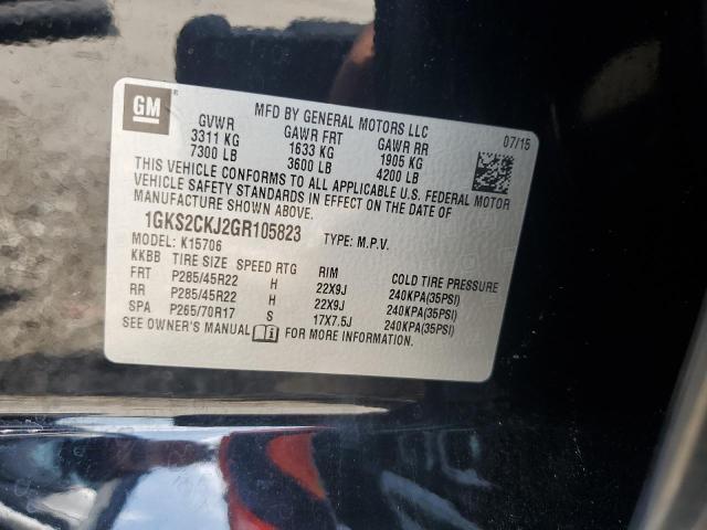 Photo 14 from auction – 2016 GMC YUKON with VIN 1GKS2CKJ2GR105823