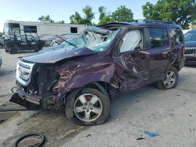 HONDA PILOT EXLN 2011 with VIN 5FNYF4H72BB066662 - Photo from auction