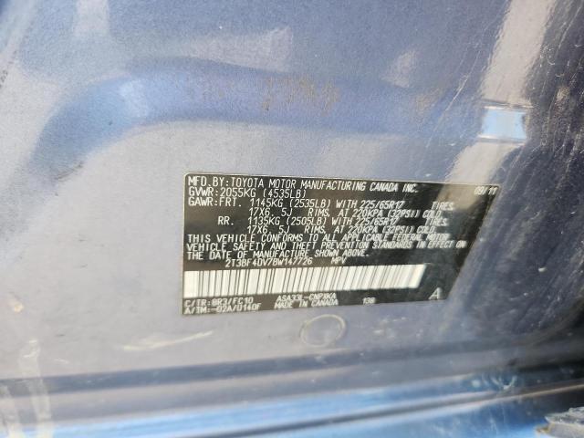 Photo 14 from auction – 2011 TOYOTA RAV4 with VIN 2T3BF4DV7BW147726