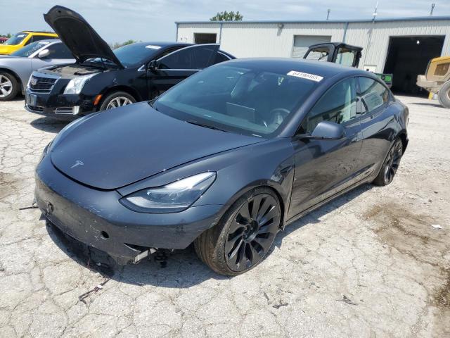 TESLA MODEL 3 2023 with VIN 5YJ3E1EC9PF408449 - Photo from auction