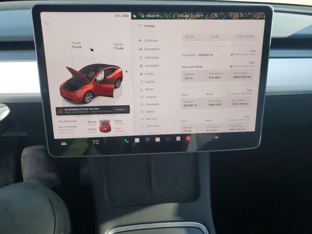 Photo 9 from auction – 2022 TESLA MODEL Y with VIN 7SAYGDEE3NF518769
