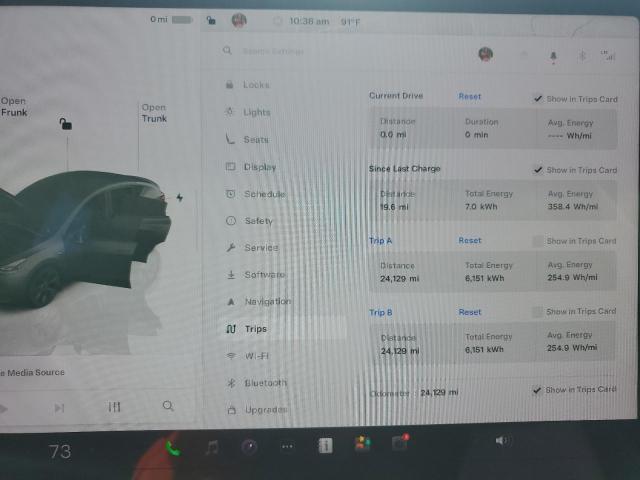 Photo 9 from auction – 2024 TESLA MODEL Y with VIN 7SAYGDED5RF116071