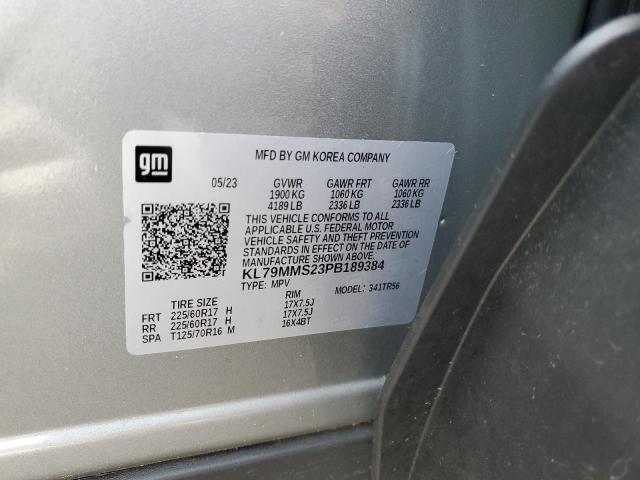 Photo 14 from auction – 2023 CHEVROLET TRAILBLAZE with VIN KL79MMS23PB189384