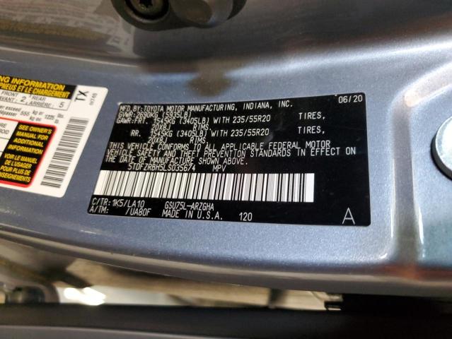 Photo 14 from auction – 2020 TOYOTA HIGHLANDER with VIN 5TDFZRBH5LS035674
