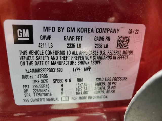 Photo 14 from auction – 2023 BUICK ENCORE GX with VIN KL4MMBS25PB031690