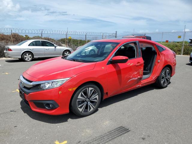 HONDA CIVIC EX 2018 with VIN JHMFC1F80JX013715 - Photo from auction