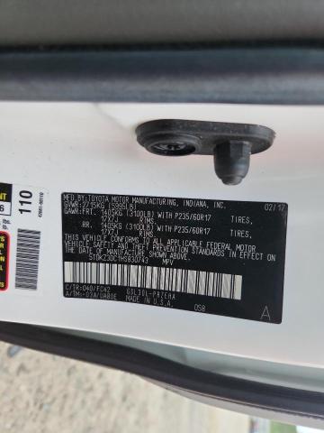 Photo 14 from auction – 2017 TOYOTA SIENNA LE with VIN 5TDKZ3DC1HS830743