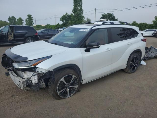TOYOTA HIGHLANDER 2022 with VIN 5TDLZRBH2NS248961 - Photo from auction