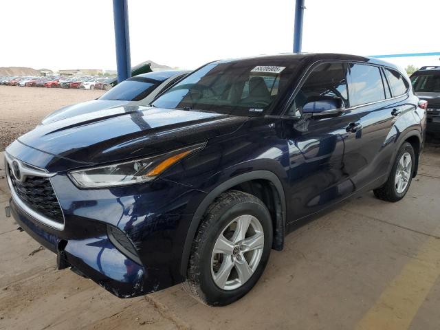 TOYOTA HIGHLANDER 2021 with VIN 5TDCZRBH7MS542256 - Photo from auction