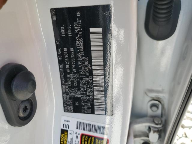 Фото 14 с аукциона – 2020 TOYOTA HIGHLANDER с VIN 5TDGBRCH3LS509743