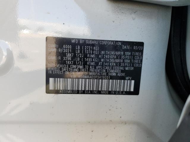 Photo 14 from auction – 2023 SUBARU ASCENT with VIN 4S4WMAAD2P3419221